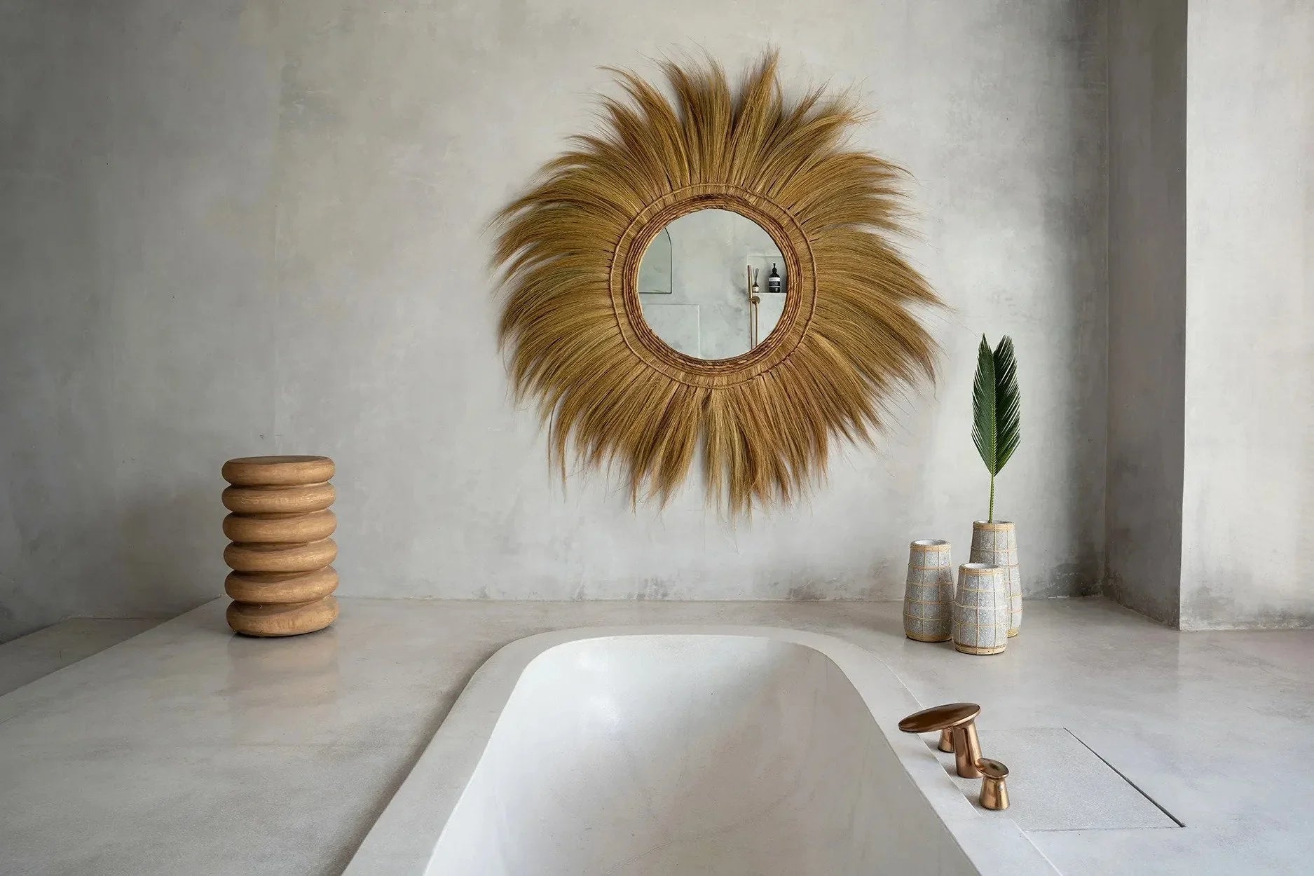 Miroir bohème chic