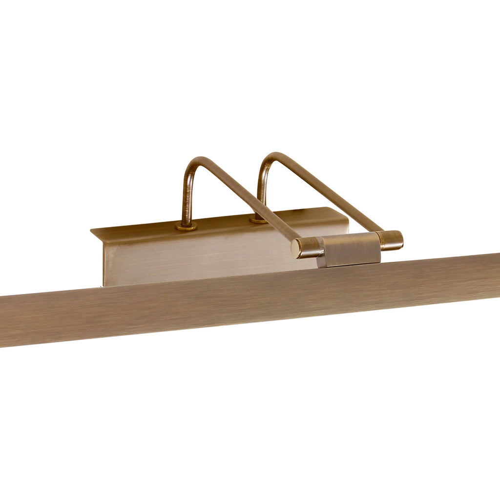 Schwenkbare LED-Wandleuchte aus gebürstetem Metall in Gold – 60 cm