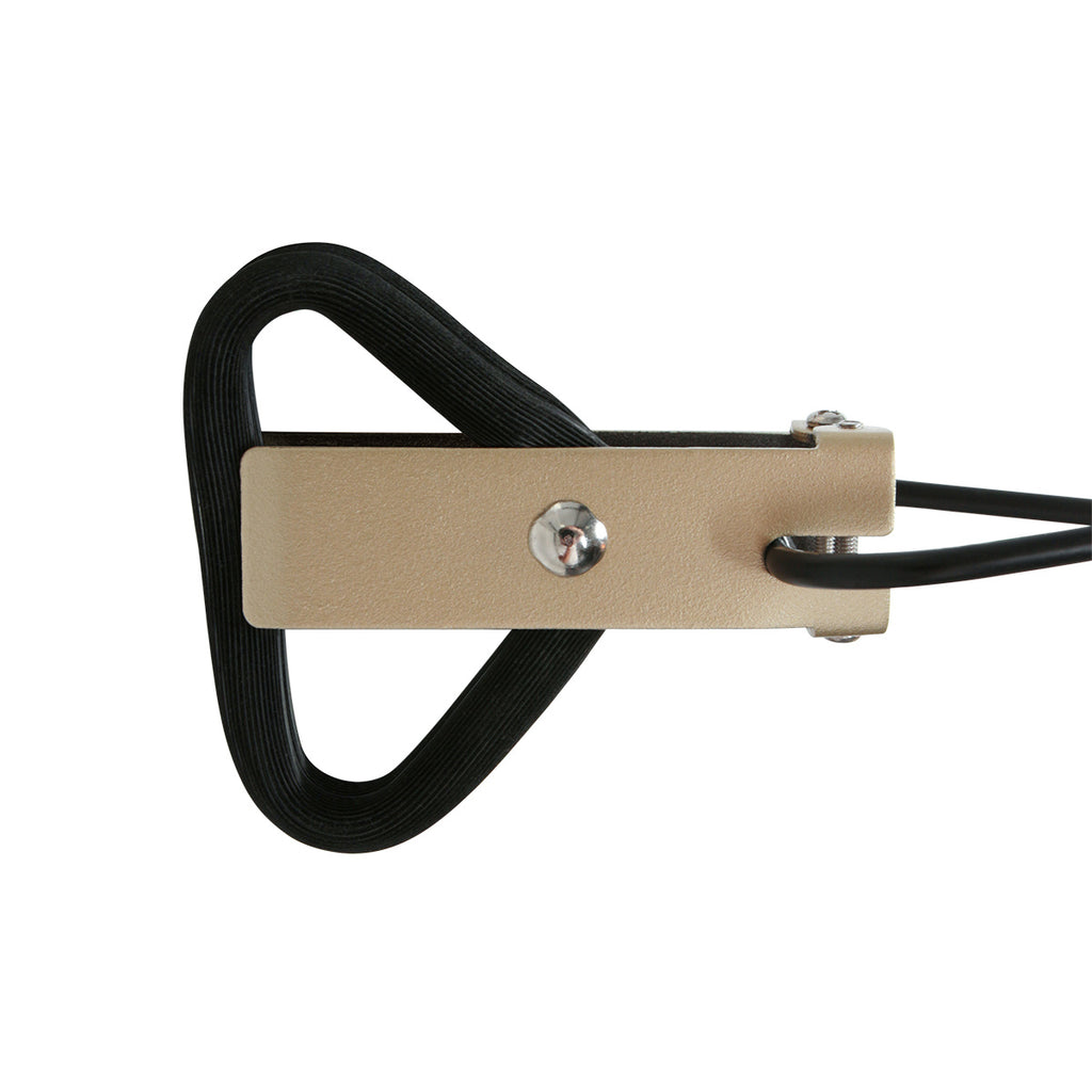 Wandleuchte aus schwarzem Metall mit schwenkbarem Arm und goldenen Details – H20 cm