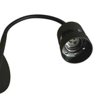 Applique murale noire en métal avec port USB et bras flexible – H33 cm