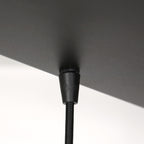 Mehrflammige Hängeleuchte aus Bernsteinglas in Messingoptik für warmes Licht – 140x44 cm