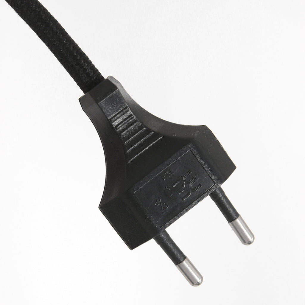 Moderne Stehlampe in Schwarz mit Bambusschirm fürs Wohnzimmer – Ø50 cm