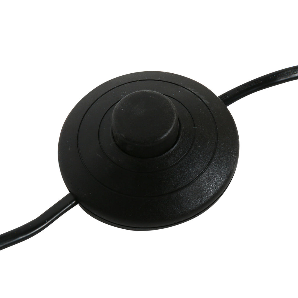 Moderne Stehlampe in Schwarz mit Bambusschirm fürs Wohnzimmer – Ø50 cm