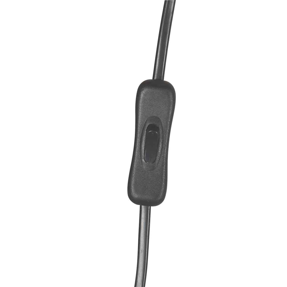 Wandleuchte aus schwarzem Metall und Bronze mit Gelenkarm – 68 cm