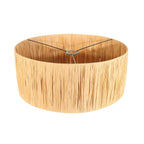 Stehlampe Schwarz mit Lampenschirm aus Naturgeflecht und schwenkbarem Arm – H165 cm