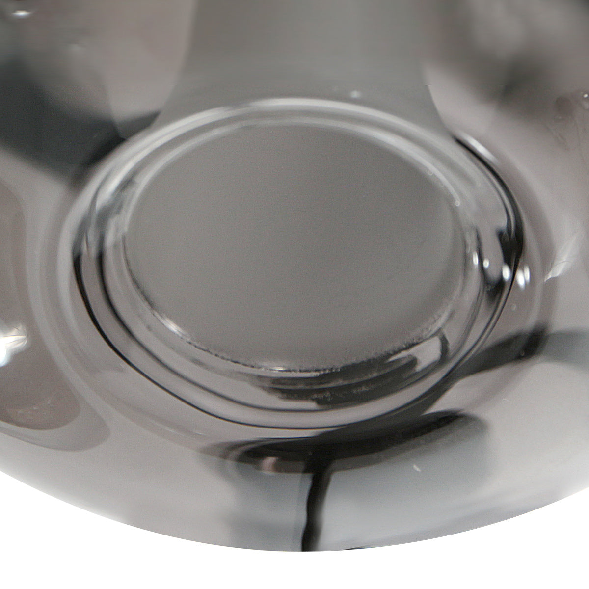 Suspension en verre fumé noir forme goutte pour salle à manger – Ø14,5 cm