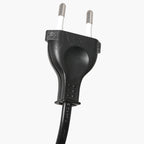 Bogenlampe aus goldfarbenem Metall mit durchbrochenem Rattanschirm – Ø60 cm