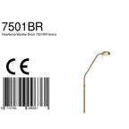 Stehlampe aus bronzefarbenem Metall mit Gelenkarm und dimmbarer LED