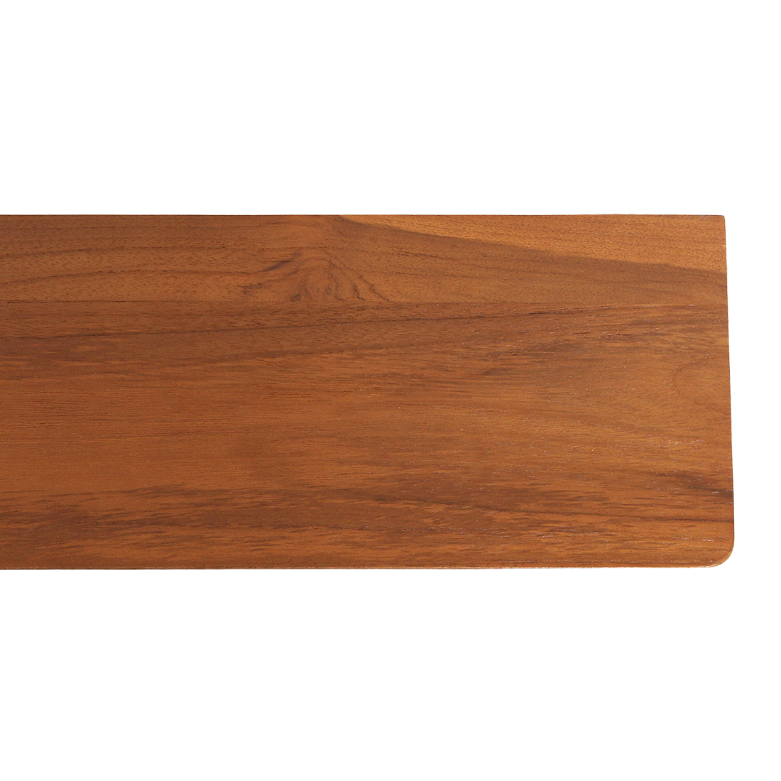 Étagère murale en teck massif naturel flottante – 60x16 cm
