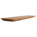 Wandregal aus massivem Teakholz in schwebender Optik – 90x16 cm
