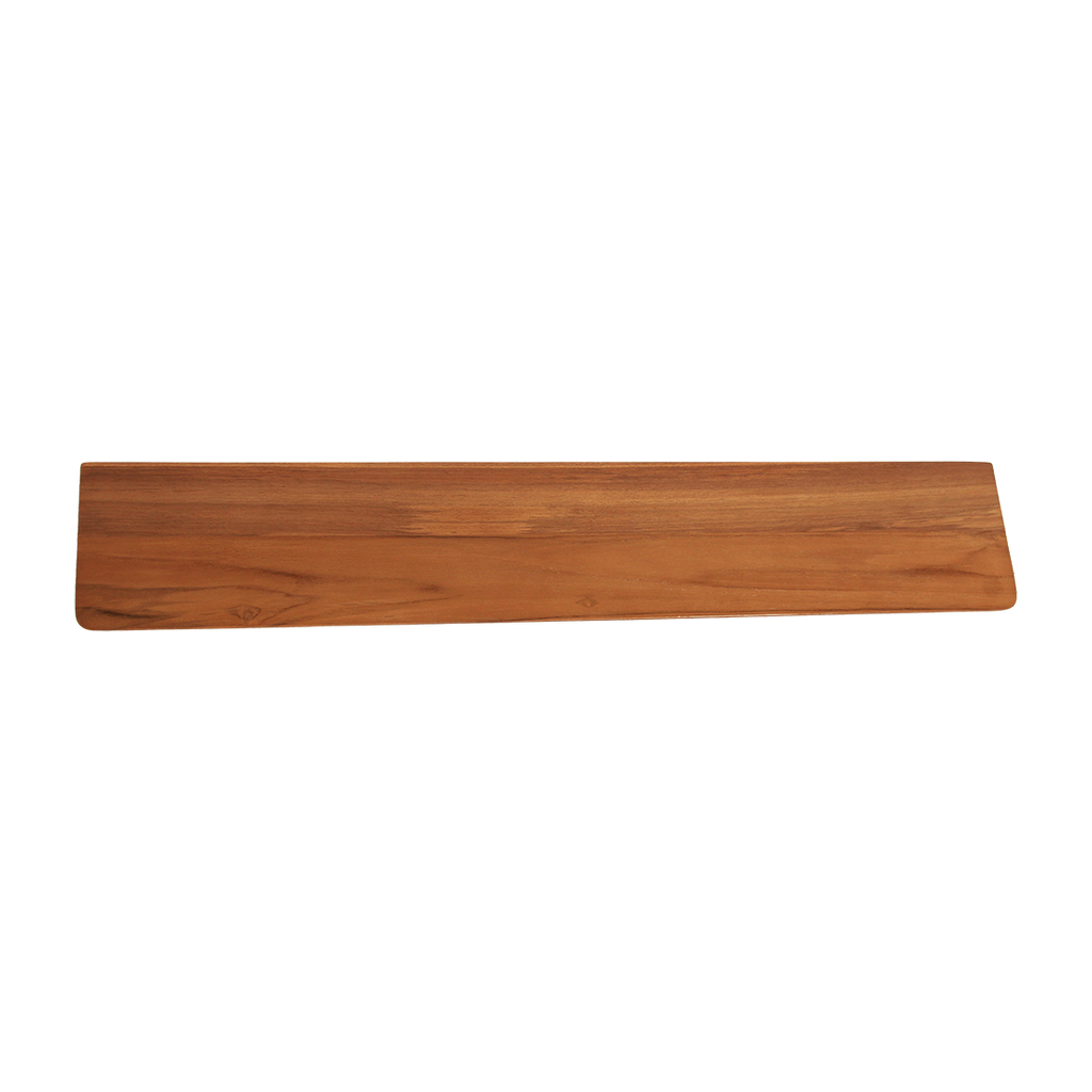 Wandregal aus massivem Teakholz in schwebender Optik – 90x16 cm