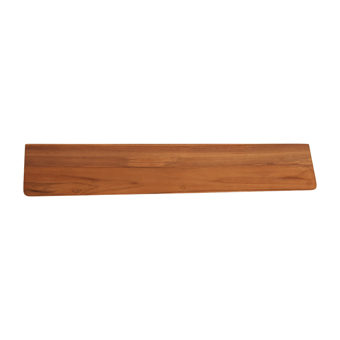 Wandregal aus massivem Teakholz in schwebender Optik – 90x16 cm