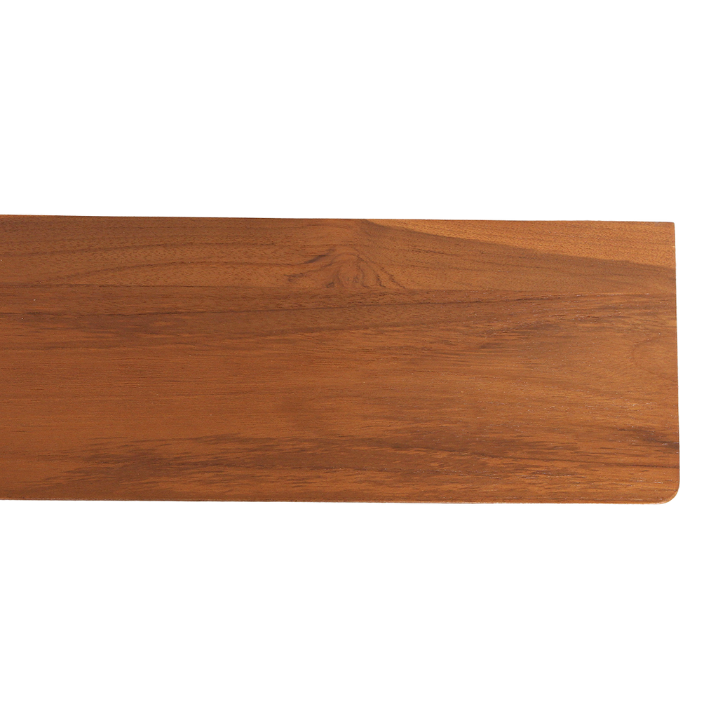 Wandregal aus massivem Teakholz in schwebender Optik – 90x16 cm