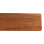 Wandregal aus massivem Teakholz in schwebender Optik – 90x16 cm