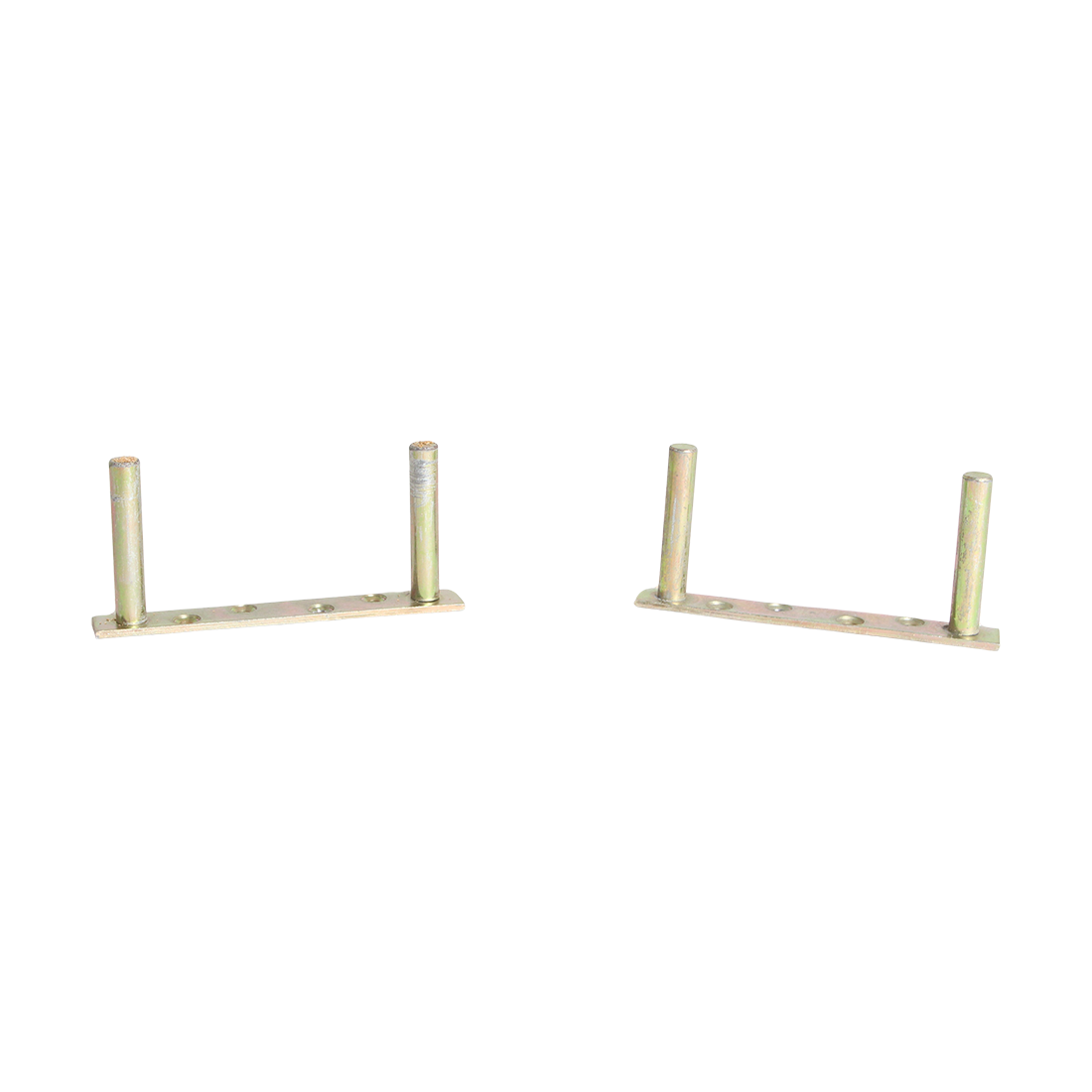 Schwebende Wandregale aus Teak Natur mit abgeschrägten Kanten – 2er-Set