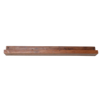 Wandregal aus recyceltem Holz in Braun für Bilderrahmen – 75x8 cm