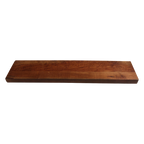 Schwebendes Wandregal aus recyceltem Holz in Braun – 80x18 cm