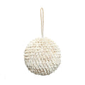 Deko-Kugel aus weißen Muscheln – Ø12 cm