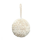 Deko-Kugel aus weißen Muscheln – Ø12 cm