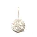 Deko-Kugel aus weißen Muscheln – Ø9 cm