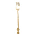 Dekogabel in Gold mit Ananas-Motiv