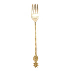Dekogabel in Gold mit Ananas-Motiv