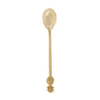 Dekolöffel aus Messing in Gold mit Ananas-Griff