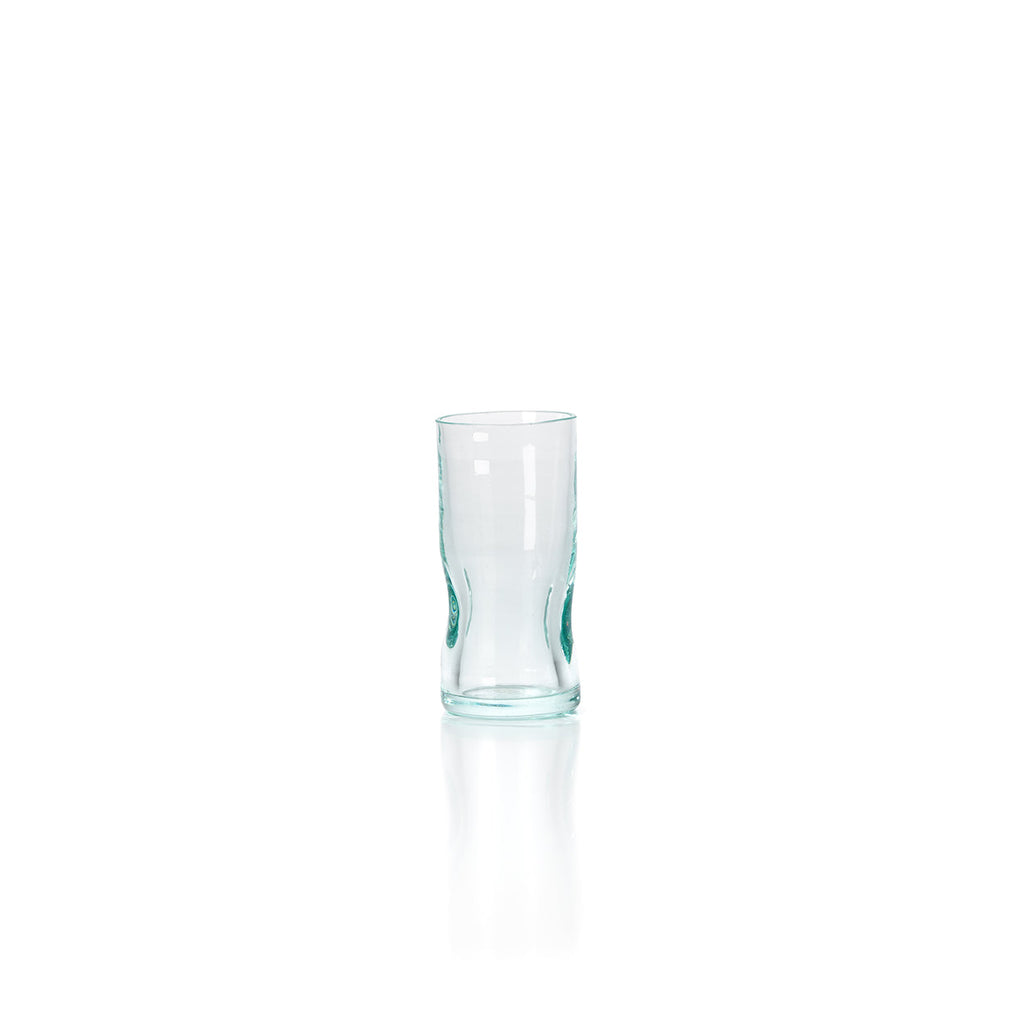 Schnapsglas aus recyceltem Glas Natur 9 cm