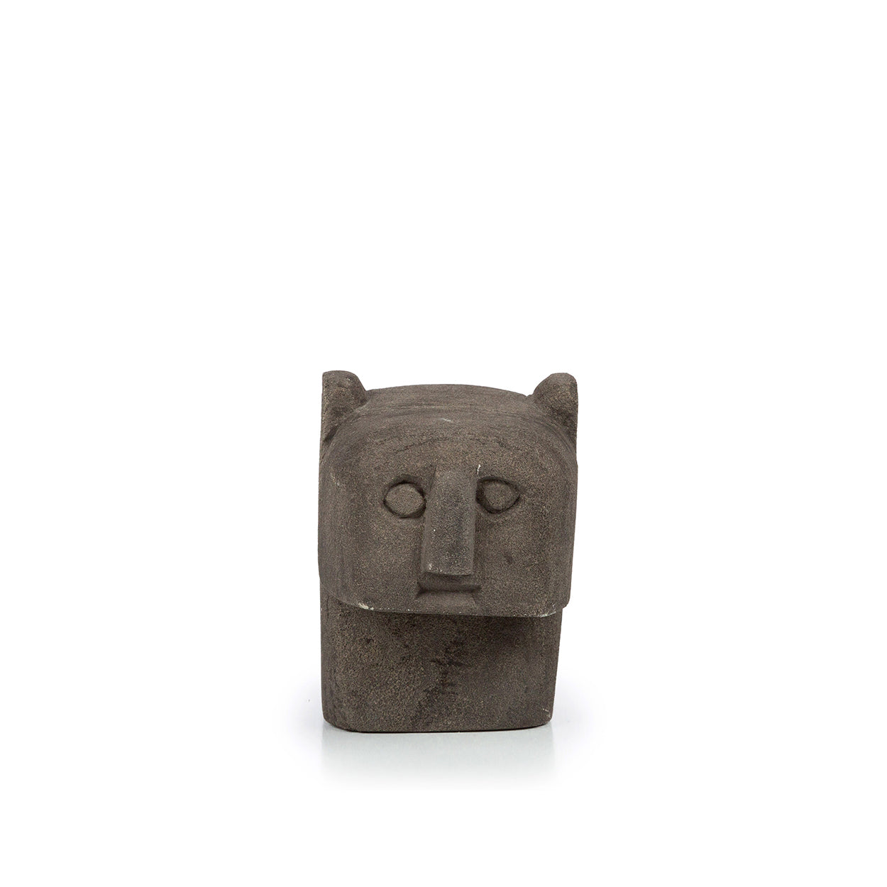 Deko-Skulptur aus grauem Stein - 9x6 cm