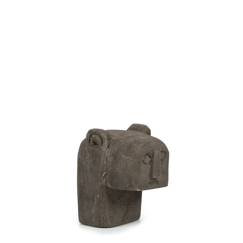 Deko-Skulptur aus grauem Stein - 9x6 cm