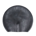 Barhocker aus Mangoholz in Schwarz mit runder Sitzfläche – H75 cm