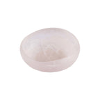 Deko-Schale aus weißem Kunstharz in Alabaster-Optik, organische Form