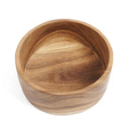 Runde Schale aus Suar-Holz – Naturfinish – Ø20 cm