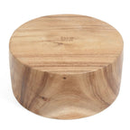 Runde Schale aus Suar-Holz – Naturfinish – Ø20 cm