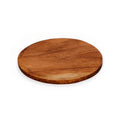 Dessous de verre bois de teck naturel – Ø10 cm
