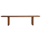 Sitzbank aus massivem Mangoholz mit abgerundeten Kanten – 180x35 cm