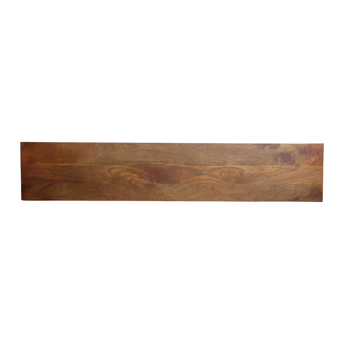 Sitzbank aus massivem Mangoholz mit abgerundeten Kanten – 180x35 cm