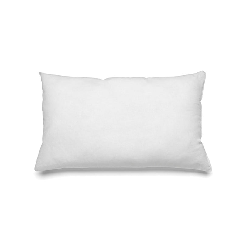 Coussin intérieur rectangulaire – Blanc – 50x30 cm