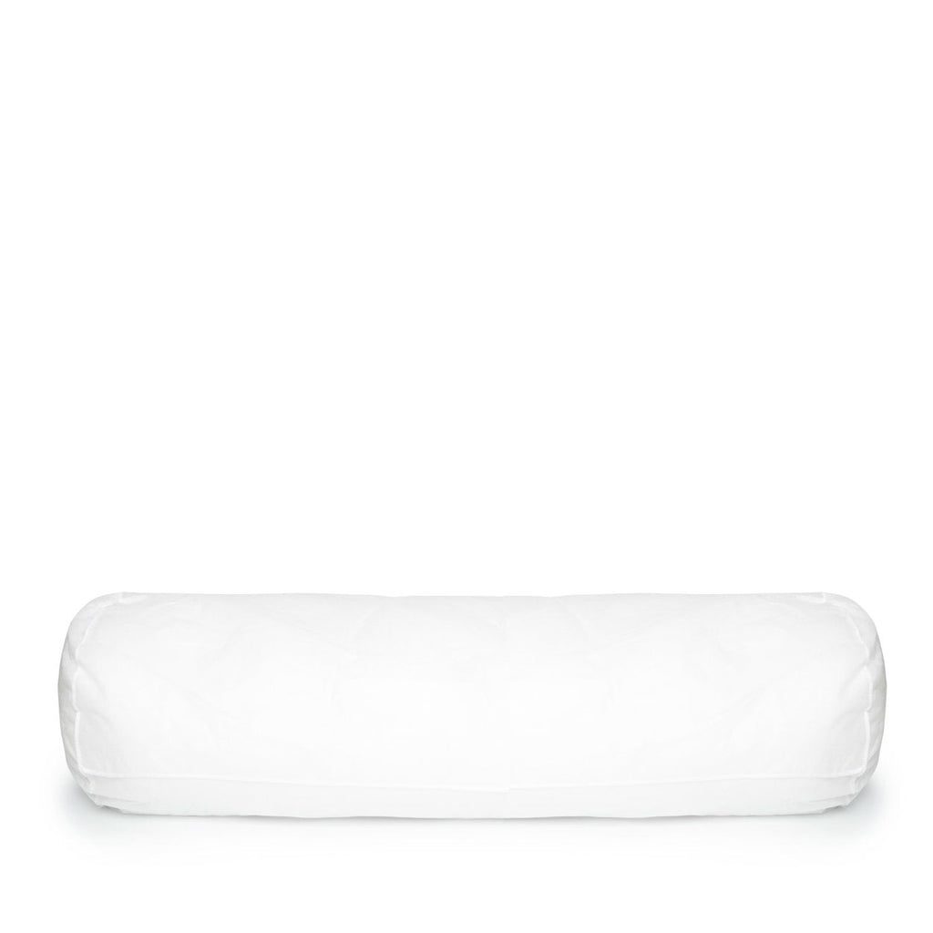 Nackenrolle in Weiß uni – zylindrische Form – 35x100 cm