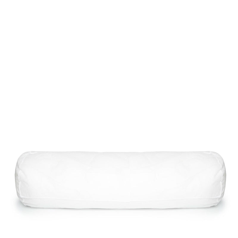 Nackenrolle in Weiß uni – zylindrische Form – 35x100 cm