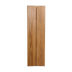 Bank aus Teakholz in Beige für innen und außen – 120x35 cm