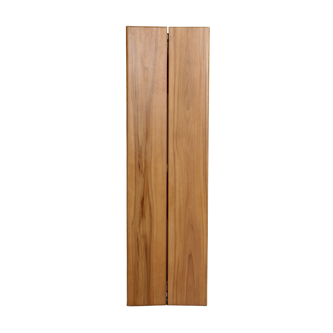 Bank aus Teakholz in Beige für innen und außen – 120x35 cm