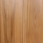 Bank aus Teakholz in Beige für innen und außen – 120x35 cm