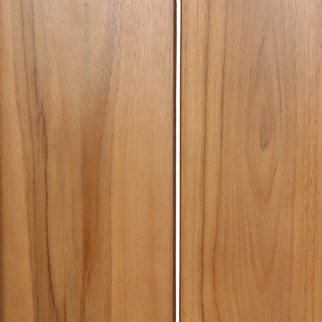 Bank aus Teakholz in Beige für innen und außen – 120x35 cm
