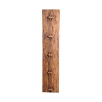 Regal aus recyceltem Holz in Braun mit kräftigen Wangen – 100x37 cm