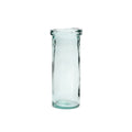 Vase aus Recyclingglas in Blau 36 cm – puristisches Design