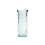 Vase aus Recyclingglas in Blau 36 cm – puristisches Design