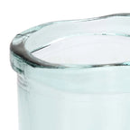 Vase aus Recyclingglas in Blau 36 cm – puristisches Design