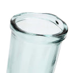 Vase aus Recyclingglas in Blau 36 cm – puristisches Design