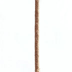 Câble suspension en métal noir et cordon en jute naturel